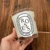 Rökelse familjens rökelse doftande ljus parfymerade ljus 190 g Basies Rose Santal Imited Edition lukt och gratis leveransdoft efter belysning 240302