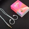 Akcesoria QKZ T1 8 Core TC Silver Plated HiFi Update Kabel MMCX/2pin Zastosowanie dla QKZ ZXN ZXT ZXD ZX2 ZX1 ZX1 ZX3