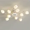Luces de techo Iluminación LED de araña moderna Sala de estar simple Comedor Lámparas colgantes Bar Estudio Pasillo Luz Lámpara de dormitorio creativa