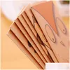 Blocs-notes Bloc-notes en gros 40pcslot mignon mini vintage petit cahier papier bureau fournitures scolaires cadeau 230607 bureau de livraison directe SC Dhjxb