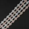 Хип-хоп модная ювелирная цепочка 10 мм с муассанитом и бриллиантами квадратной огранки из стерлингового серебра 925 пробы, кубинские ожерелья