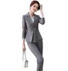 Women039s Two Piece Pants Women Elegant Formal Ruffle Pant Suest Storlek 5xl 2 Set Fashion Pink Black Grey Ol Ladies Jacket8264439