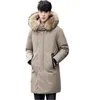 2018 New Arrival Winter JacketMen Cotton Long Design Thainten Coats Fur Collar Male High Quality Fashion CasuareParka Outwear4937800