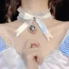 벨 칼라, 여성 액세서리, 로리타 인터넷 유명인 활 목 반지, 에로틱 코스프레 유니폼, 메이드 복장 897471