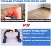 1 paar Push Ups Stands Grip Fitnessapparatuur Handvatten Borst Body Buiding Sport Gespierde Training Push up rekken 240226