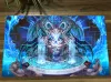 Kuddar yugioh runick fountain tcg ccg mat handel kort spel mattbord playmat mousepad spel som spelar mat mus pad gratis väska