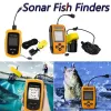 Finders 100 m Sonar-Angeldetektor, 45 Grad Sonar-Abdeckung, Echolot, Alarmgeber, Unterwasser-Fischfinder für See- und Meeresangeln