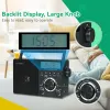 Radio Retekess TR635 Radio Portable AM FM SW Shortwave Radio Multiband Radio Battery Operated Big Speaker LCD Display Clock For Senior