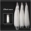 Storage Bags New Storage Bags Double-Sided Transparent Tle/Voile Wedding Bridal Dress Dust Er With Side-Zipper For Home Wardrobe Gown Dh3Xr