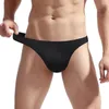 Underpants Mens Bikini Underwear Enhance T-Back Pouch Thong G-String Small Briefs Minikini Tangas Posing String Homme Tanga Slip