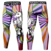 Pants Cody Lundin Custom BJJ Jiu Jitsu Base Layer Grappling Martial Arts Gym Pants Printed Athletic Hiking Compression Gym Bottoms