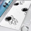 Ratos keycadets gravidade deskmat bonito astronauta espaço grande mouse pad anime tapete mousepad rosa acessórios de jogos deskpad tapete de borracha