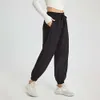 Lu Align Align Sport Leggings Mens Mens Loak Women Pants Prants Изучение брюки кнопка шириной ноги