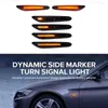 Skålar 2st LED Dynamic Turn Signal Light Side Marker Sequential Blinker Lamp för - E46 E36 E60 E61 E90 E91 E92 E93 X1 E84