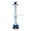 DEJAYA Hookah Shisha Pipe Narguile Chicha Pipa with Ceramic Bowl Charcoal Tongs Double Hose Crystal Crafts Glass Accessories 240220