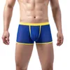 Sous-vêtements hommes boxeurs respirant mode Sexy culottes monter Boxer slips Hombre éléphant renflement culotte homme vêtements