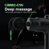 Pistola per massaggio dei tessuti profondi Massaggiatore a impatto Pistola per massaggiatore muscolare per la schiena portatile con 8 teste di massaggio 240227