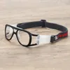 Óculos de sol quadros basquete óculos de futebol com opção míope treinamento esportivo pc espelho de quadro completo