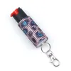 Porte-clés d'auto-défense Fournitures d'auto-défense en diamant de couleur pour femmes, accessoires de créateur, accessoires de sac incrustés de diamants
