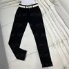 Luxury Designer Women Legging Pants Black Pencil Pants Spring Elegant Brand High Waist Woman Trousers