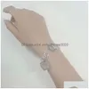 Anybangle Bracciale T Classica catena dell'amore Design alla moda Gioielli a mano da donna Consegna in diretta Dhaj0