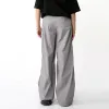 Spodnie męskie brązowe jogger z wysokiej talii Y2K workowate spodnie ładunkowe spodnie dresowe szerokie spodni męskie Mężczyzny Refleksyjne koreańskie spodnie letnie styl 2023