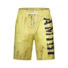 Hip Hop Mens Thin Shorts Designer Badkläder Printing Board Beach Pants Cotton Men Swim Short Amiryes M-3XL