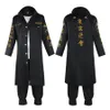 Anime Tokyo Revengers Cosplay Costume Embroidery Coat Mikey Sano Manjiro Draken Chifuyu Matsuno Manji Gang Uniform 240229