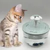 Lieferungen 1,5 l Cat Water Fountain Auto Filter USB Elektrische Stummschaltkatze -Trinker Schüssel Umfangfiltertrinker für Katzen Haustier Wasserspender