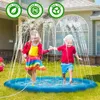 Children Play Water Mat Summer Beach Sprinkler Inflatable Spray Pad Outdoor Game Toy Lawn Swimming Pool Kids Toys 240223