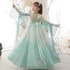 Chińska sukienka Hanfu dziewczynki Kostium Starożytne dzieci Karnawał Fairy Cosplay Pink za 315 240220