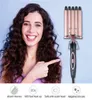 Nxy curling ferros profissional cerâmica ferro de ondulação do cabelo grande vacilar modelador de cabelo elétrico varinha de ondulação perm tala modelador de cabelo tripl1321022