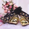 Sandals Cute Gold Chrysanthemum Wedding Custom Women's High Heels Waterproof Platform Buckle Shoes