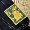 ソースツハンex315xx-forest jeans for men selvedge rave denim jeans jeans vintage jeans men double stainingテーパーフィット20.5 oz 240226