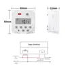 Relé de temporizador de controle de casa inteligente CN101A LCD Interruptor de tempo 110VAC 220VAC 12VDC 24VDC 48VDC Lâmpada de rua Billboard Fonte de alimentação e à prova d'água