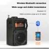 Radio HRD700 Portable Bluetooth Radio Music Player FM Full Band Broadcast Receiver TF -kaart afspelen Radio met intrekbare antenne