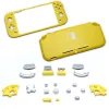 Cases Vervanging Plastic Shell Behuizing Case Knoppen voor Nintendo Switch Lite Console Voorkant Achterkant Faceplate Cover Geel