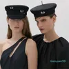 Basker varumärkes samling ull kepsar kvinnor hattar platt militray caps bagare pojke hatt med
