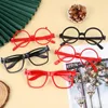 Solglasögonramar Holiday Party Eyeglass Frame Barnens dekorativa glasögon utan linser Cosplay Christmas Halloween Props