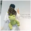 Schultaschen Kleiner Froschförmiger Rucksack Niedliche Plüschtasche Cartoon Vorschulkind Buch Tier Für Kind Mädchen Chritmas Geschenk