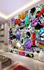 Modern Creative Art Graffiti Mural Wallpaper for Children039s Living Room Home Decor Customized Size 3D Nonwoven Wall Paper9162312