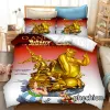 Zestawy Phechion Asterix i Obelix 3D Print Pedding Set Duvet Covers Pillowcases One Piece Budding Sets SETS BLOTHES K312