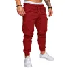 Pants Mode hommes Cargo Jogger pantalon coupe ajustée pantalon Streetwear maigre pantalon décontracté hommes nouvelle mode Hip Hop Harem crayon pantalon homme