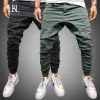 Pants New Men Military Army Sweatpants Spring Summer Jogger Pants Male Solid Color Cargo Pants Casual Comfortable Elastic Sports Pants