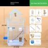 Nests Large Capacity Multifunction Parrot Cage The Space Comfortable Bird Cages Drawer Design Easy Cleaning Bird Cage Decoration
