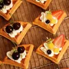 Decoratieve Bloemen 1 st Gesimuleerde Wafeltaart Model Nep Fruit Westers Voedsel Pography Props Dessert Kamer Decoratie