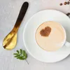 Cucchiai 5 Pz Corno Naturale Pallina Caffè Gelato (set 5) Piccolo Dessert Antipasto