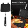 Pannor Sandwich Maker Aluminium Alloy Bread Barbecue Plate Non-Stick Baking Pan Easy Clean To Breakfast Pancakes toast omeletter