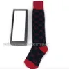 Bas Designer Hommes Femmes Chaussettes Laine Bas Haute Qualité Rues Senior Confortable Genou Jambe Chaussette