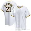 Genähtes 2024 Baseball-Trikot Andrew 22 McCutchen 10 Bryan Reynolds 15 Oneil Cruz 65 Jack Suwinski 21 Roberto Clemente 8 Willie Stargell 66 Neverauskas 27 Tekulve